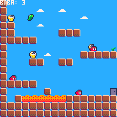 create a platformer in pico-8